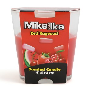 Single Wick Scented Candle 3oz - Mike & Ike Red Rageous [SWC3]